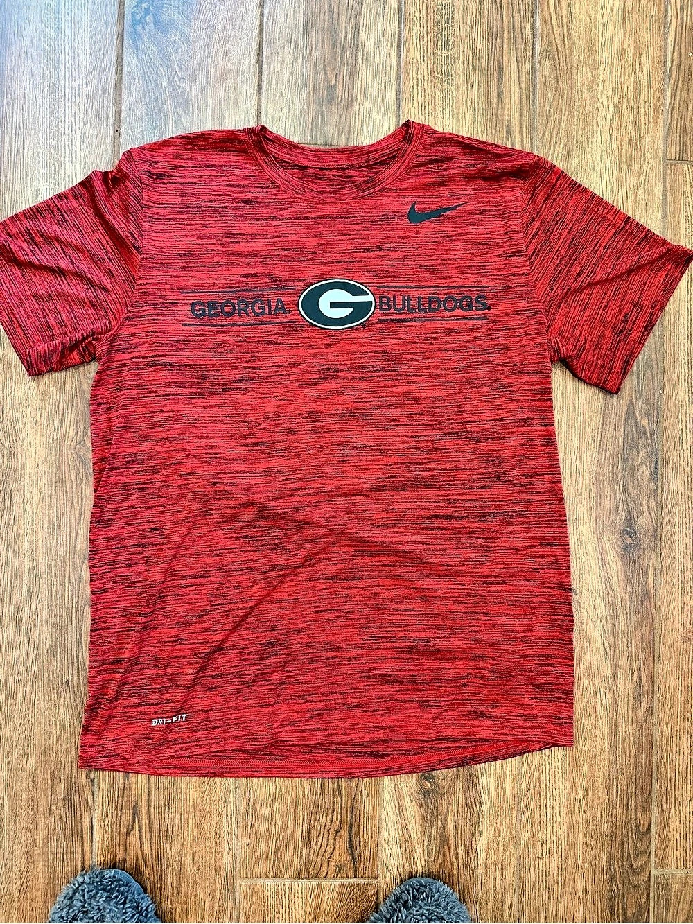 Nike Georgia Bulldogs Short Sleeve active Tee Red & Black / men’s large